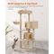 Show in main carousel: PAWZ Road 56.3-in Polyester Cat Tree & Condo, Large, Beige slide 5 of 9