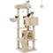 Show in main carousel: PAWZ Road 56.3-in Polyester Cat Tree & Condo, Large, Beige slide 1 of 9