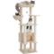 Show in main carousel: PAWZ Road 54-in Multi-Level Polyester Cat Tree & Condo, Medium, Beige slide 1 of 9