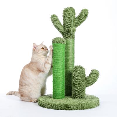 Show full view: PAWZ Road 23-in Cactus Polyester Cat Scratching Post, Medium, Green slide 2 of 10