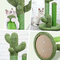 PAWZ Road 27-in Cactus Polyester Cat Scratching Post, Large, Green slide 2 of 9