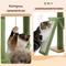 Show in main carousel: PAWZ Road 112-in Adjustable Polyester Floor-to-Ceiling Cat Tree & Condo, Green slide 6 of 10