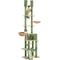 Show in main carousel: PAWZ Road 112-in Adjustable Polyester Floor-to-Ceiling Cat Tree & Condo, Green slide 1 of 10