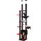 Show in main carousel: PAWZ Road 100.4-in Adjustable Polyester Floor-to-Ceiling Cat Tree & Condo, Black slide 1 of 10