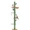 Show in main carousel: PAWZ Road 108-in Adjustable Cactus Fleece Floor-to-Ceiling Cat Tree, Green slide 1 of 9