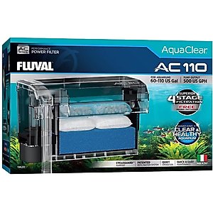 Fluval AC110 Aquarium Power Filter, 60 to 110-gal