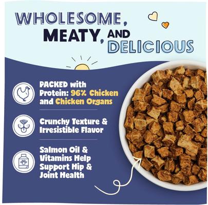 Show full view: Pawstruck Chicken High Protein Grain-Free Air-Dried Dog Food, 32-oz bag slide 3 of 12