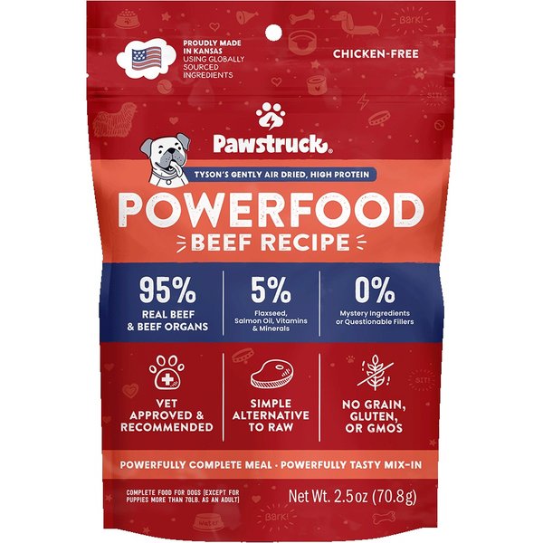 High Protein Grain Free Beef Dog Food Reference: Pawstruck Beef High Protein Grain Free Air Dried Dog Food