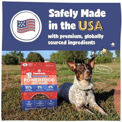 Show full view: Pawstruck Beef High Protein Grain-Free Air-Dried Dog Food, 32-oz bag slide 6 of 12