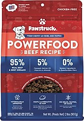 Pawstruck Beef High Protein Grain-Free Air-Dried Dog Food, 32-oz bag