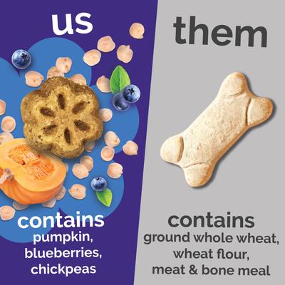 Show full view: Fruitables Skinny Minis Pumpkin & Berry Flavor Dog Treats, 12-oz bag slide 5 of 11