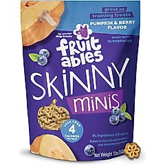 Fruitables Skinny Minis Pumpkin & Berry Flavor Dog Treats, 12-oz bag