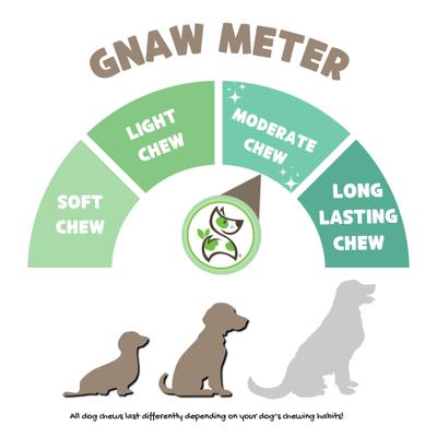 Show full view: Nature Gnaws 4 to 5-in Beef Gullet Natural Dog Chew Treats, 50 count slide 4 of 11