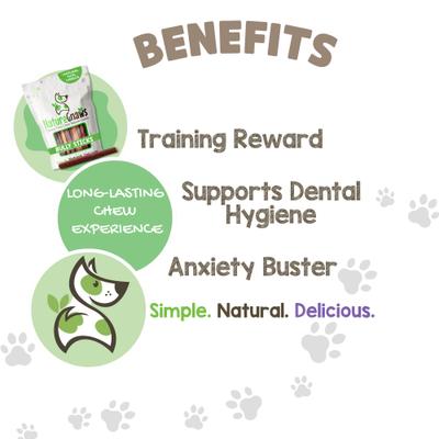 Show full view: Nature Gnaws 5 to 6-in Bully Sticks Dog Chew Treats, Large, 10 count slide 5 of 10