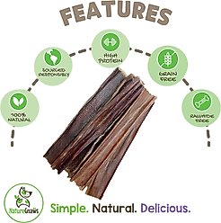 Nature Gnaws 9 to 10-in Beef Gullet Natural Dog Chew Treats, 10 count slide 2 of 6