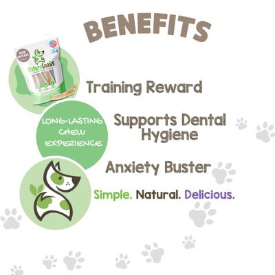 Show full view: Nature Gnaws 4 to 7-in Deer Antlers Natural Dog Chew Treats, 3 count slide 5 of 9