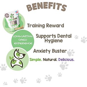 Nature Gnaws 5 to 8-in USA Elk Antler Natural Dog Chew Treats, 3 count