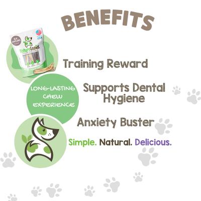 Show full view: Nature Gnaws 5 to 8-in USA Elk Antler Natural Dog Chew Treats, 3 count slide 5 of 9