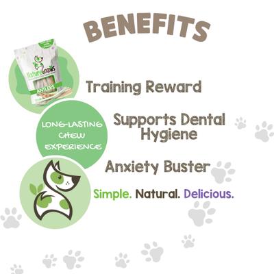 Show full view: Nature Gnaws Antler Dog Chew Treats, 8-oz bag slide 5 of 9