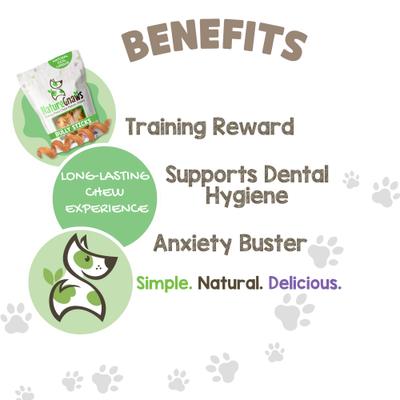 Show full view: Nature Gnaws 7 to 8-in Spring Bully Sticks Dog Chew Treats, 12 count slide 5 of 10