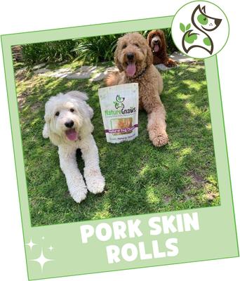 Show full view: Nature Gnaws 5 to 6-inch Rolls Pork Skin Flavored Dog Treats, 6 count slide 8 of 8