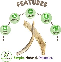 Nature Gnaws Antler Dog Chew Treats, 8-oz bag slide 2 of 7