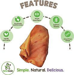 Nature Gnaws Pig Ears Natural Dog Chew Treats, 8 count slide 2 of 7