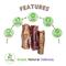 Show in main carousel: Nature Gnaws Beef Trachea Crunch Wrap Dog Chew Treats, 3 count slide 3 of 8
