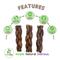 Show in main carousel: Nature Gnaws 5 to 6-in Braided Gullet Sticks Natural Dog Chew Treats, 10 count slide 3 of 8