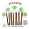 Show in main carousel: Nature Gnaws 5 to 6-in Beef Bully Sticks Dog Chew Treats, 8-oz bag slide 3 of 10