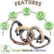 Show in main carousel: Nature Gnaws Pork Pretzel Natural Dog Chew Treats, 15 count slide 3 of 9