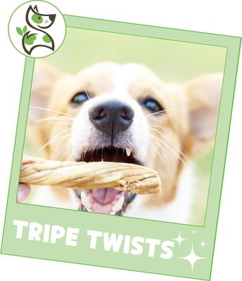 Show full view: Nature Gnaws 4 to 5-in Beef Tripe Twists Natural Dog Chew Treats, 20 count slide 7 of 9