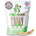 Nature Gnaws 4 to 7-in Deer Antlers Natural Dog Chew Treats, 3 count
