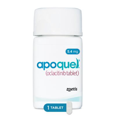 Show full view: Apoquel (oclacitinib) Tablets for Dogs, 5.4-mg, 1 tablet slide 1 of 13