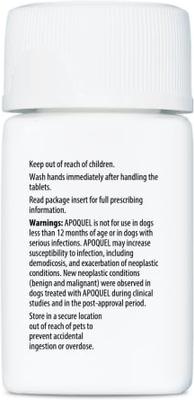 Show full view: Apoquel (oclacitinib) Tablets for Dogs, 16-mg, 30 tablets slide 3 of 12