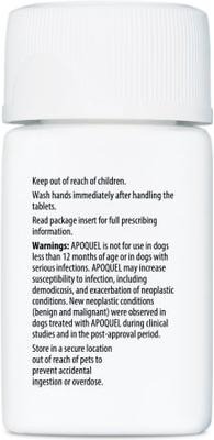 Show full view: Apoquel (oclacitinib) Tablets for Dogs, 3.6-mg, 90 Tablets slide 3 of 13