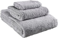 Delilah Home 100% Organic Cotton 3-Piece Towel Set, Light Grey, Multi Size