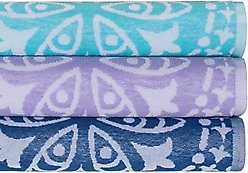 Delilah Home Drytek High Performance Beach Towel, Teal, 36 x 72-in