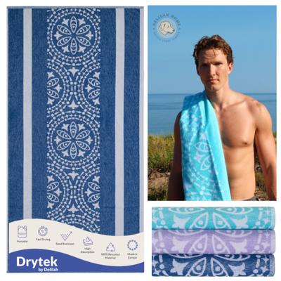 Show full view: Delilah Home Drytek High Performance Beach Towel, Navy, 72 x 72-in slide 1 of 4