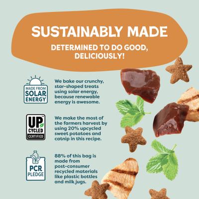 Show full view: Shameless Pets Catnip N Chill Chicken Liver Crunchy Cat Treats, 12-oz bag slide 7 of 9