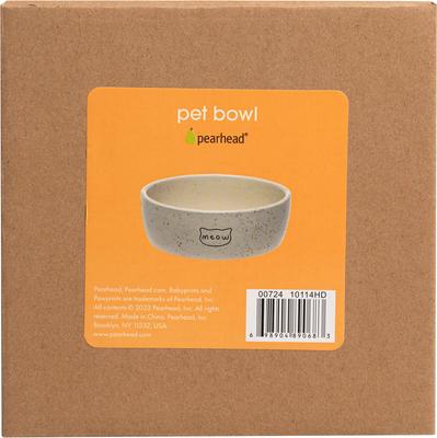 Show full view: Pearhead Meow Ceramic Cat Bowl, Small slide 9 of 9
