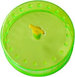 YML Lightweight Round Plastic Hamster Wheel, Green slide 2 of 2
