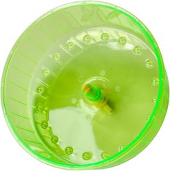 YML Lightweight Round Plastic Hamster Wheel, Green