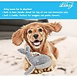 Show in main carousel: Linzy Toys Whale Squeaky Plush Dog Toy, Gray, 13.5-in slide 4 of 4