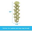 Show in main carousel: Linzy Toys Caterpillar Squeaky Plush Dog Toy, Green, 20-in slide 3 of 5