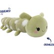 Show in main carousel: Linzy Toys Caterpillar Squeaky Plush Dog Toy, Green, 20-in slide 2 of 5