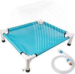 allforpaws Chill Out Sprinkling Dog Cot, Blue, Large slide 2 of 9