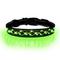 Show in main carousel: MEGAPAWS Light Up Nylon Dog Collar, Green, Large: 17 to 27-in neck, 0.79-in wide slide 1 of 11
