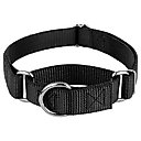 Country Brook Design Heavyduty Nylon Martingale Dog Collar, Black, X-Large: 23 to 31-in neck, 1-in wide