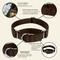 Show in main carousel: Country Brook Design Heavyduty Nylon Martingale Dog Collar, Brown, Small: 11 to 15-in neck, 3/4-in wide slide 9 of 10